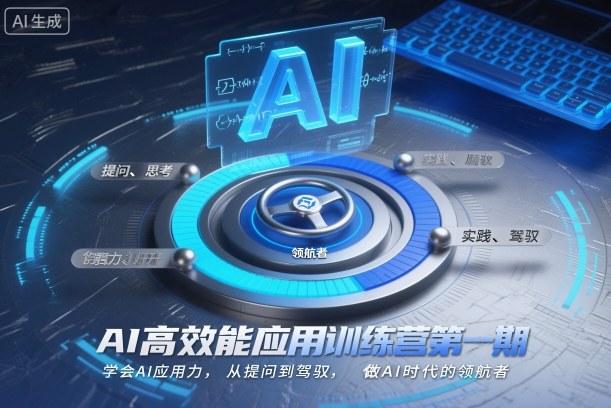 AI高效能应用训练营第一期,学会AI应用力,从提问到驾驭,做AI时代的领航者(更新)-小目标云网创