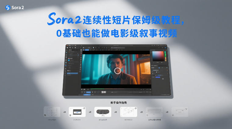 Sora2连续性短片保姆级教程,0基础也能做电影级叙事视频-小目标云网创