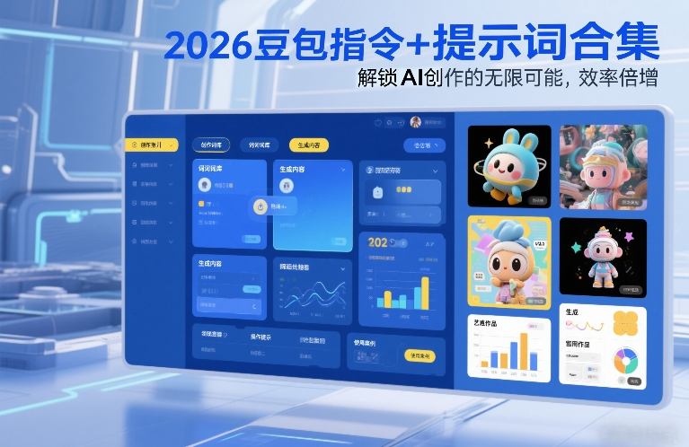 2026豆包指令+提示词合集，解锁AI创作的无限可能，效率倍增-小目标云网创