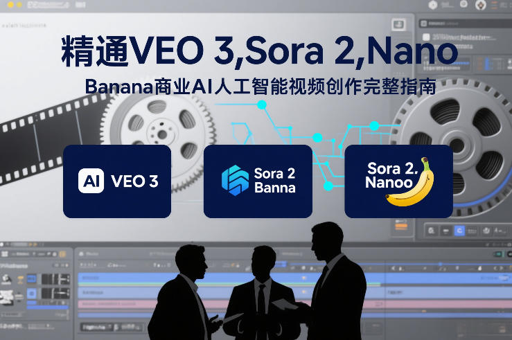 精通VEO 3，Sora 2，Nano Banana商业AI人工智能视频创作完整指南-小目标云网创