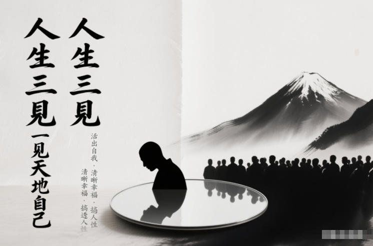 人生三见一见天地见众生见自己，活出自我拥有清晰幸福人生，搞透人性-小目标云网创